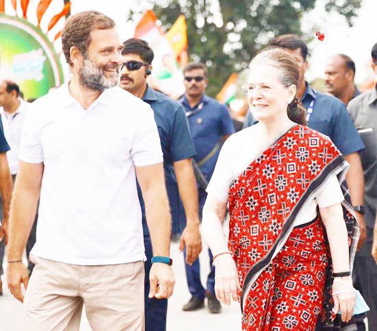 sonia rahul bharat jodo yatra